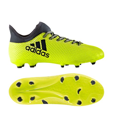 adidas x 17.3 fg j kids gelb schwarz|Amazon.com .